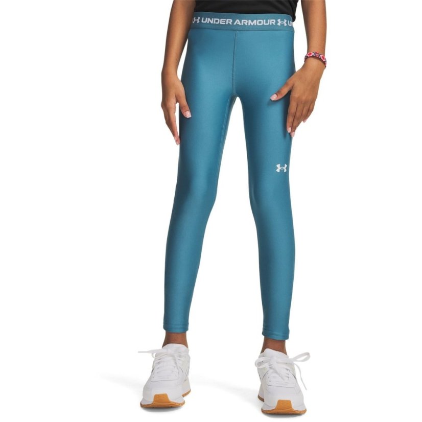 Under Armour Kids HeatGear® Performance Gym Leggings Blue/White