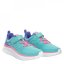 Karrimor Duma 6 Girls Running Shoes Teal/Pink