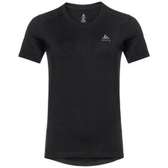 Odlo Women's Merino Short-Sleeve Baselayer Top Black