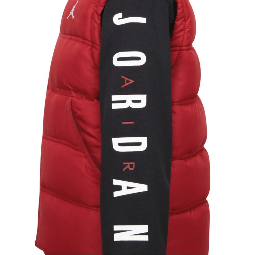 Air Jordan Kids' Lightweight Quilted Puffer Jacket Red/Black