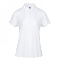 Slazenger Plain dámske polo tričko White