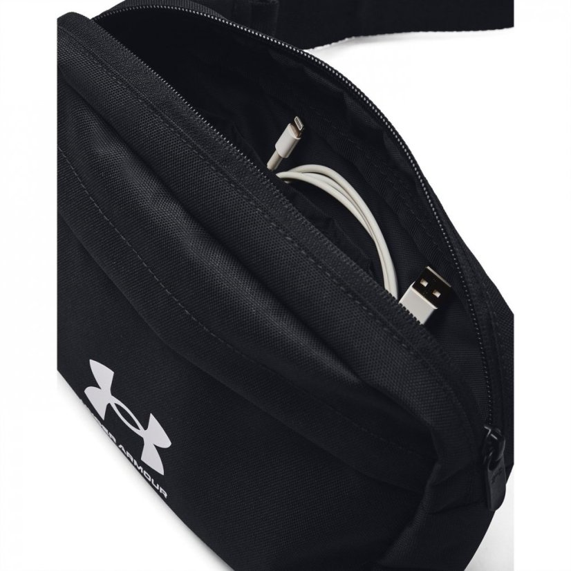 Under Armour SportStyle Lite Waist Bag Crossbody Black White