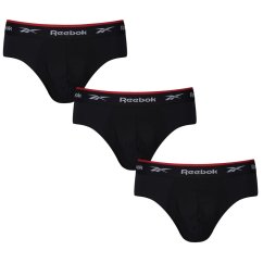 Reebok 3 Pack Mens Performance Briefs Black
