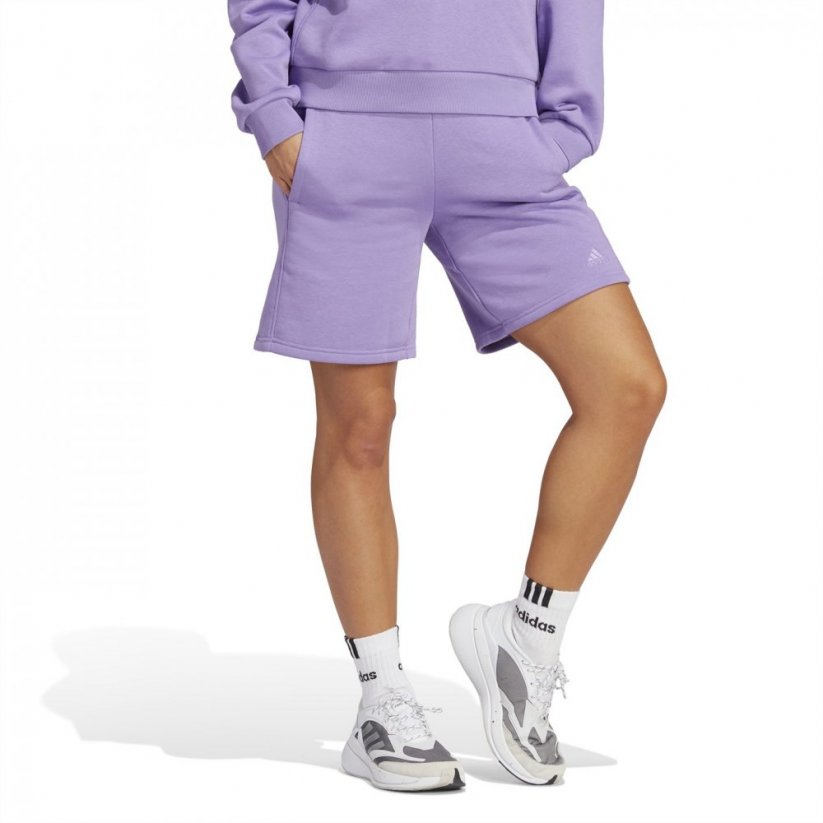 adidas All SZN Fleece Sweatshirt Womens violet fusion