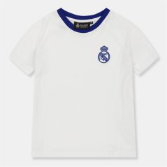 Source Lab Real Madrid Short-Sleeve T-Shirt White/Blue