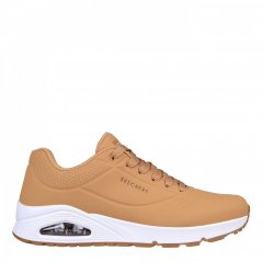 Skechers UNO Stand On Air Men's Trainers Tan/White