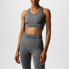 Everlast Women's Racerback Low Impact Sports Bra Charcoal