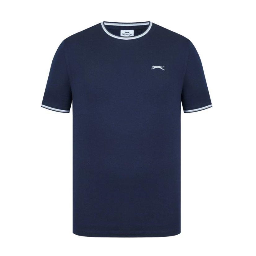 Slazenger Tipped pánské tričko Navy