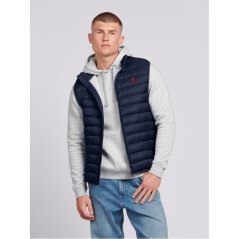 US Polo Assn Bound Quilted Gilet Sn00 Navy/Red
