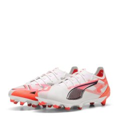 Puma Ultra 5 Ultimate Firm Ground Football Boots Womens White/Red
