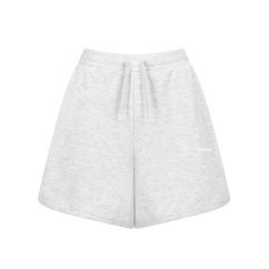 Slazenger Fleece Interlock Shorts Womens Grey Marl