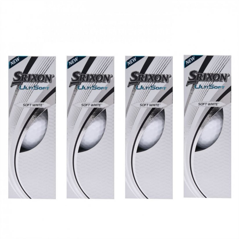 Srixon UltiSoft 12 Pack Golf Balls White