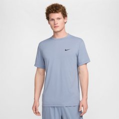 Nike Dri-FIT UV Hyverse Men's Short-Sleeve Fitness Top Blue/Blk