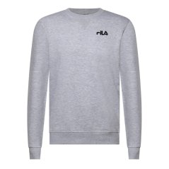 Fila Mens Casper Crew Sweatshirt Light Grey Marl