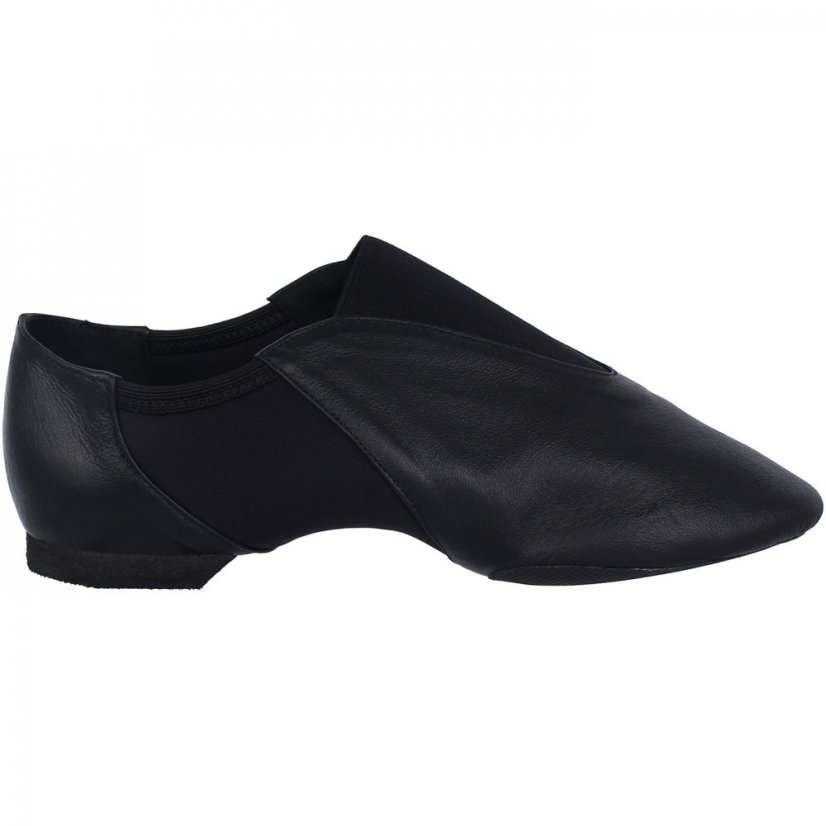 Slazenger Split Sole Leather Jazz Shoe Black