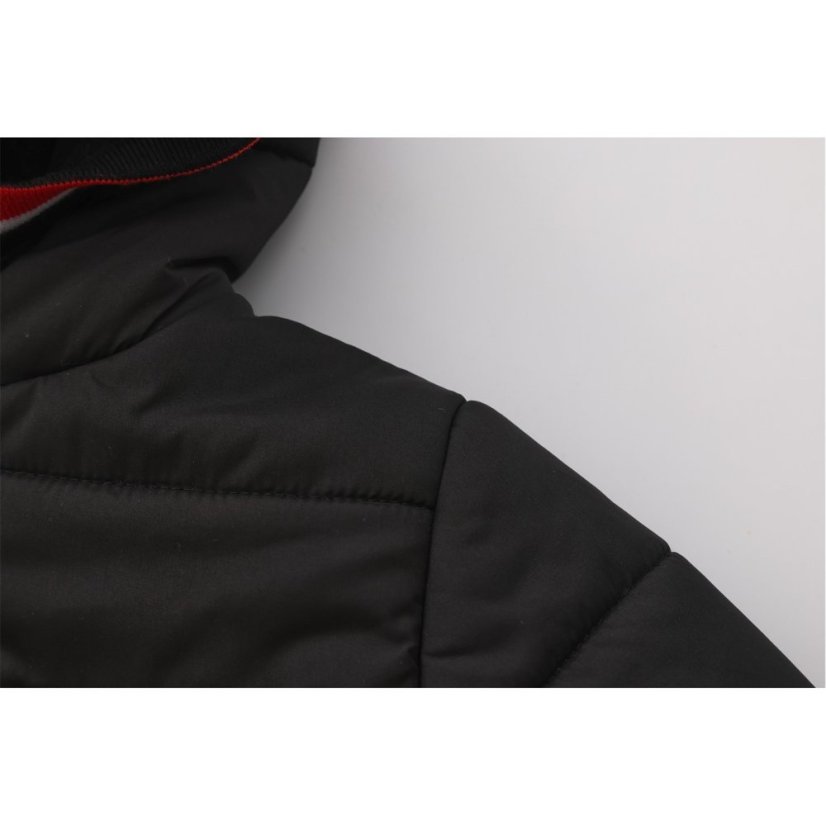 Character Kids Disney Hooded Long Sleeve Short Puffer Jacket Cars