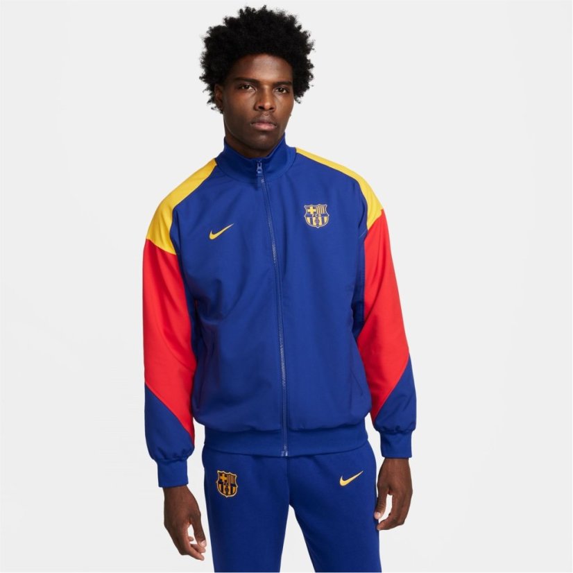 Nike FC Barcelona Chinese New Year Anthem Jacket 2023 2024 Adults Royal Blue