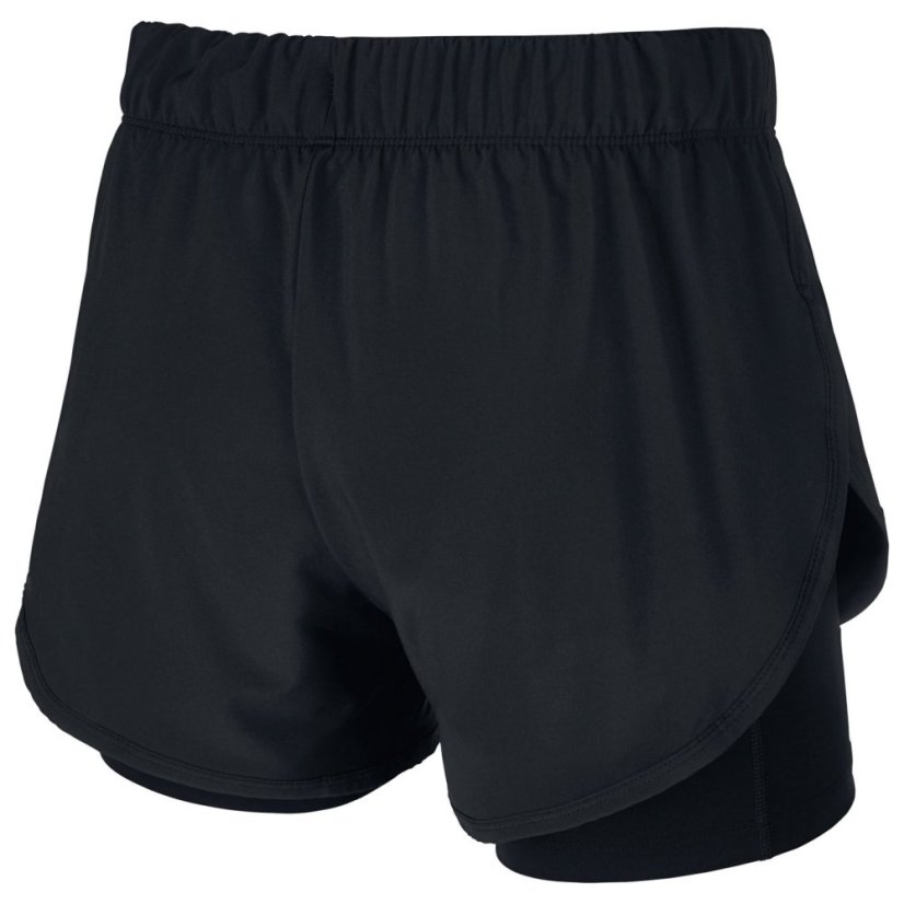 Nike Womens Pro Flex 2-in-1 Shorts Black