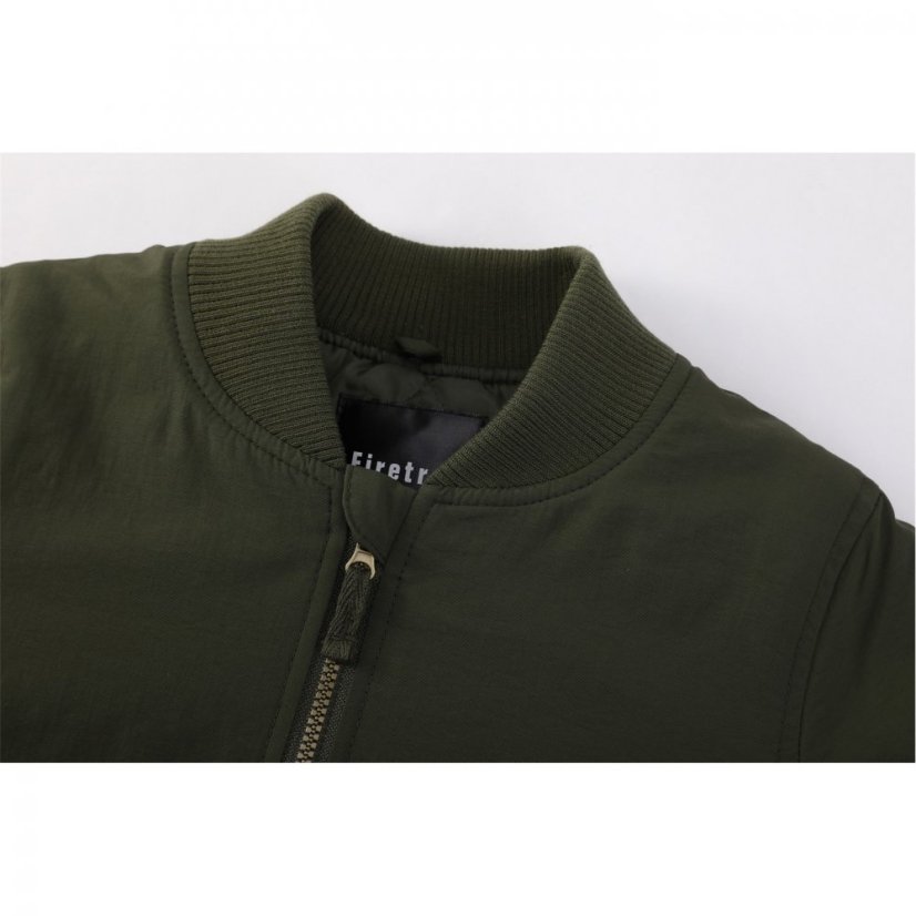 Firetrap Junior Bomber Jacket - Versatile for All Seasons Khaki