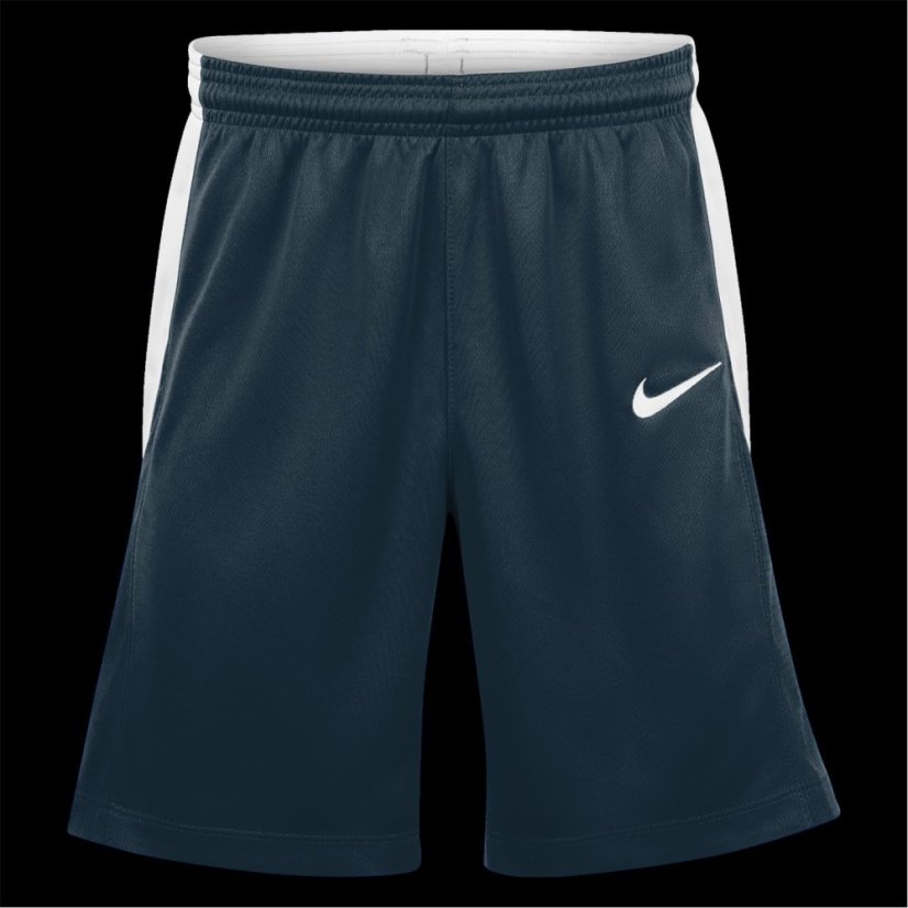 Nike Unisex Kids' Basketball Shorts Obsidian/White