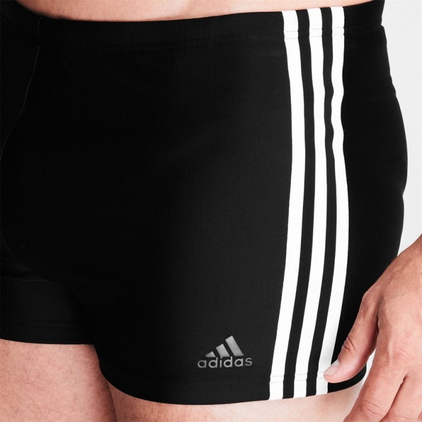 adidas 3S Infinitex Drive Boxer Trunks Mens Black/White