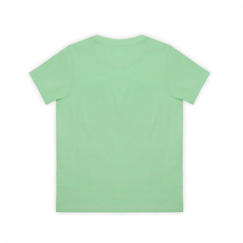 Slazenger Plain T Shirt Junior Boys Green