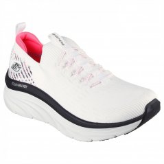 Skechers D Lux Walker Runners Womens White/Pink
