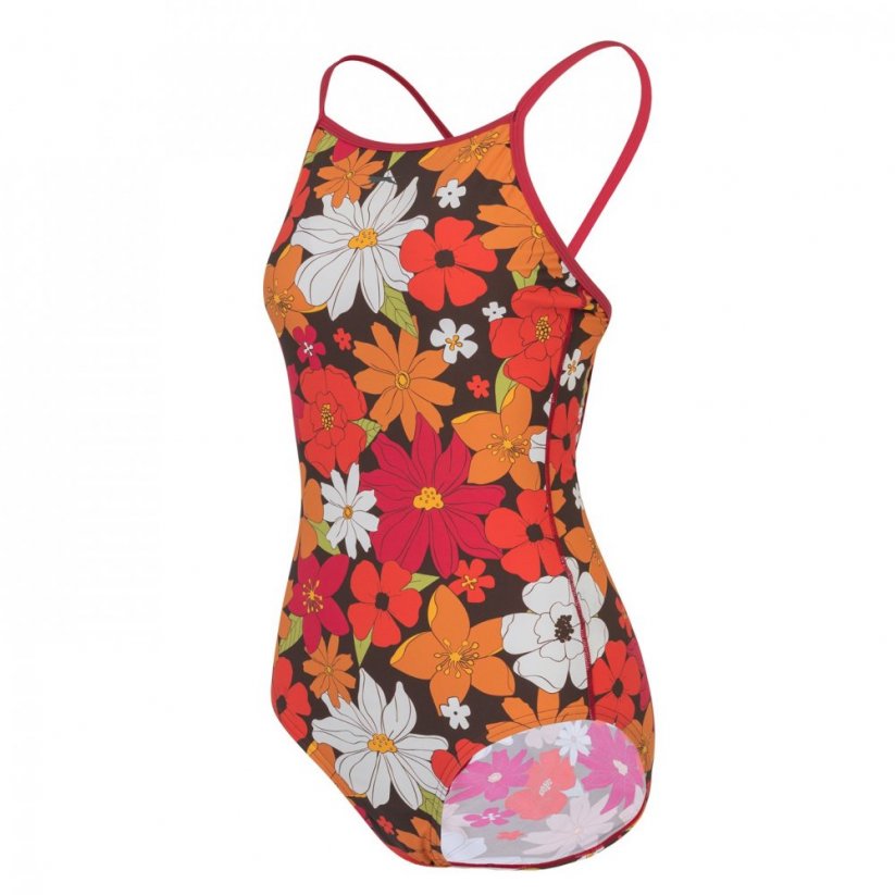 Slazenger Thinstrap Swimsuit Womens Floral