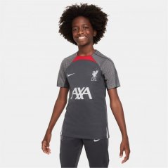Nike Dri-FIT Liverpool FC Strike Short Sleeve Top Juniors Anthracite