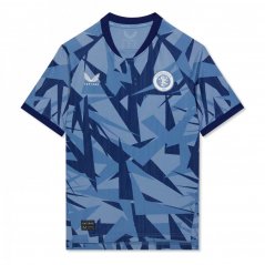Castore Aston Villa Third Shirt 2023 2024 Junior Blue Shadow