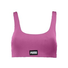Puma Women's Scoop Neck Bikini Top Pink Combo