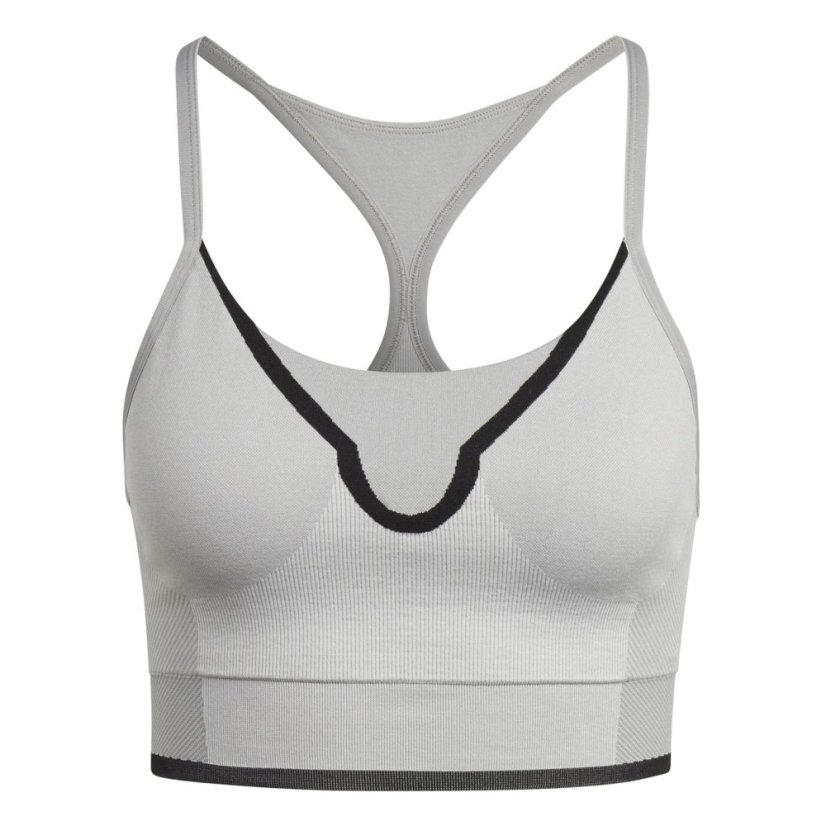 adidas Women's Non Wired Medium Impact Sports Bra Grey