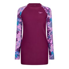 Speedo Women's Two Piece Swimsuit Purple/Blue