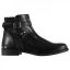 Linea Buckle Boots Black