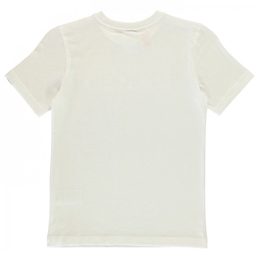 adidas Logo T Shirt Junior Black/Wht/Grey