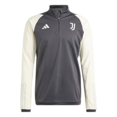 adidas Juventus Training Top 23/24 Mens Carbon/Crm Wht