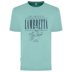 Lambretta Artwork Tee Lt Blue