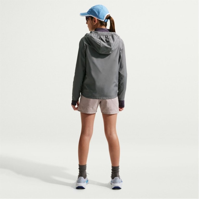 Nike Kids' Performance Running Jacket Grey