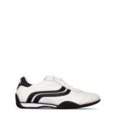 Lonsdale Camden Trainers Mens White/Navy