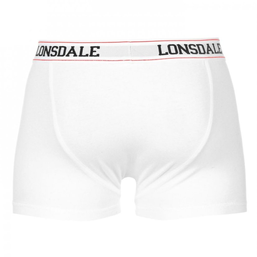Lonsdale 2 Pack Trunk Mens White