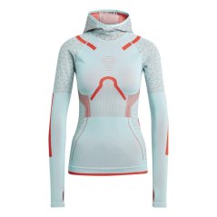 adidas Women's Long Sleeve Performance Hoodie Green