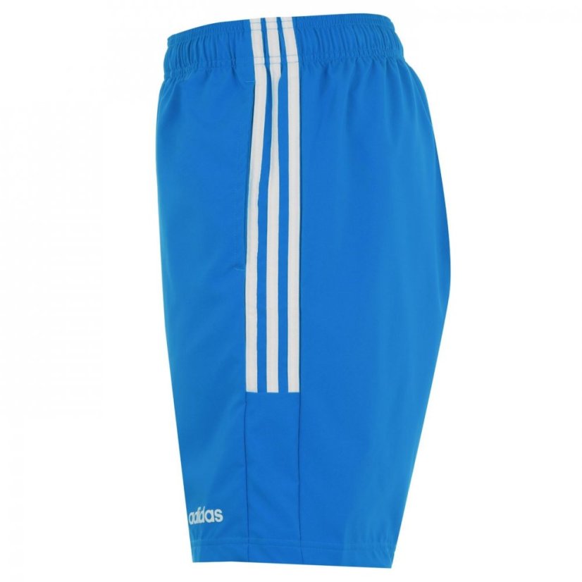 adidas 3-Stripes pánske šortky Brightroyal/Wht - Veľkosť: 2XL