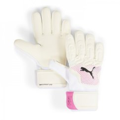 Puma Match Goalkeeper Glove Jnr White/Pink