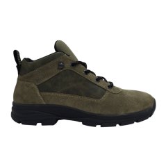 Firetrap Men's Delia Premium Leather Ankle Lace Up Hiker Rugged Boots Green