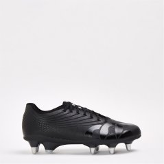 Canterbury Stampede Groundbreak Pro Mens Soft Ground Rugby Boots Black