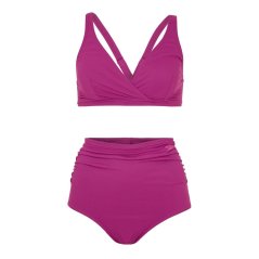 Speedo Women's Maternity Two Piece Swimsuit Purple