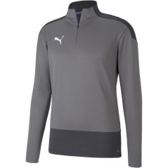 Puma Teamgoal 23 Training quarter Zip Top Fleece Mens Grey/Asphalt