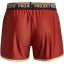 Under Armour Project Rock Play Up Shorts Junior Girls Red