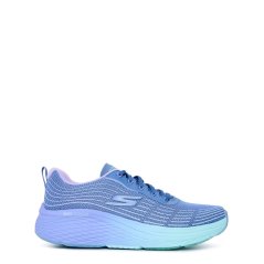 Skechers Athletic Mesh Lace Up W Ombre Print Walking Shoes Womens Blue/Lavender