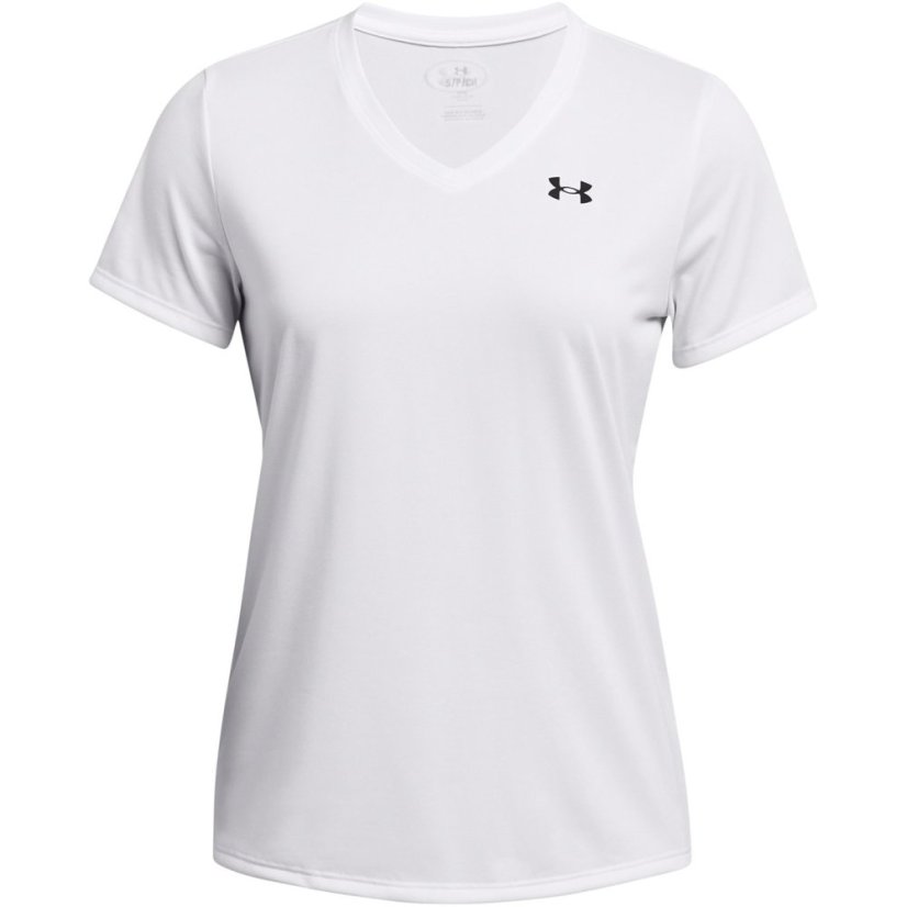 Under Armour Tech™ V-Neck Short Sleeve Womens White